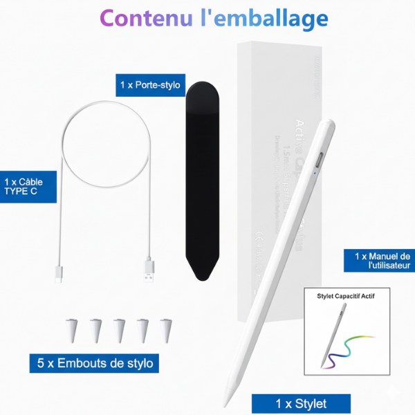 BeShield stylus voor iPad (2018–2025)