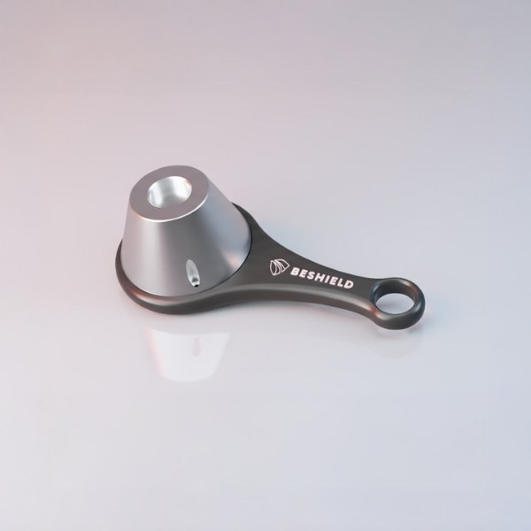 Ergonomische handgreep voor base